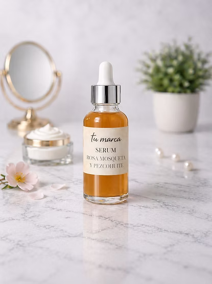 10 Serums Faciales - Rosa Mosqueta/ Tepezcohuite