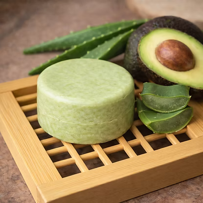 10 Shampoos Sólido de 100g - Sábila/ Aguacate