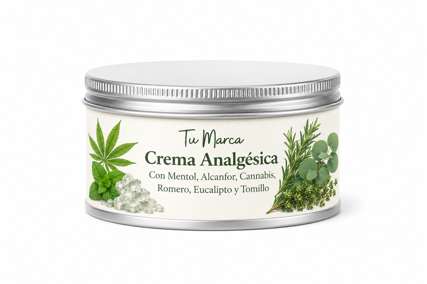 10 Cremas Analgésicas: Con Mentol, Alcanfor, Cannabis, Romero, Eucalipto y Tomillo