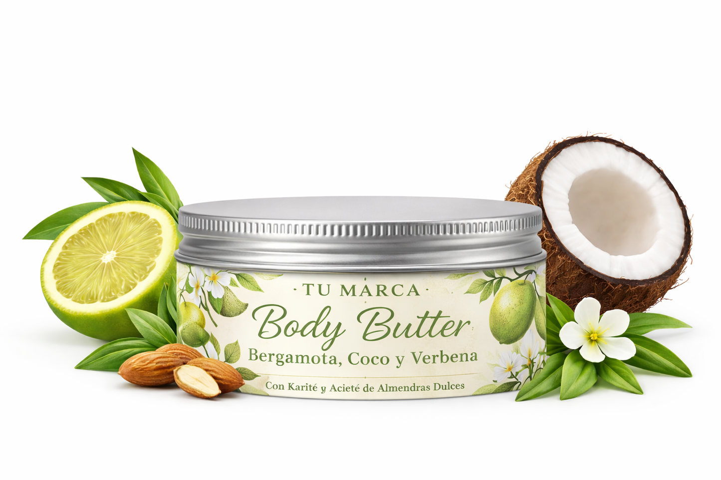 10 Body Butter de Bergamota, Coco y Verbena