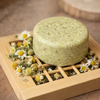 10 Shampoos Sólido de 100g - Manzanilla
