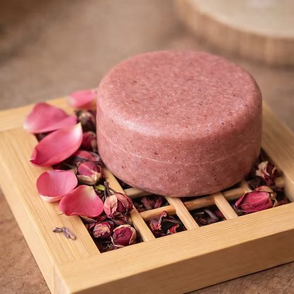 10 Shampoos Sólido de 100g - Rosas
