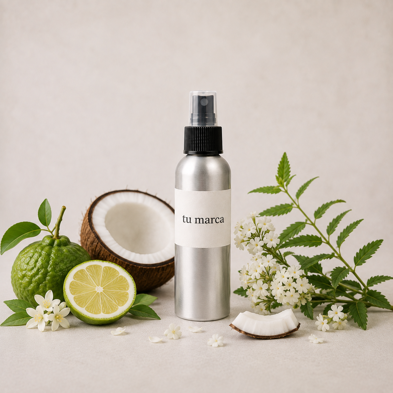 10 Body Mist de Bergamota, Coco y Verbena