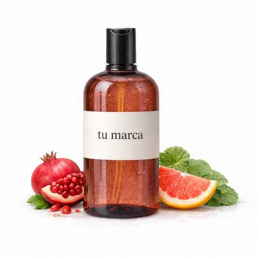 10 Body Wash Piel Grasa: Granada y Toronja con Algas Marinas y Centella Asiática