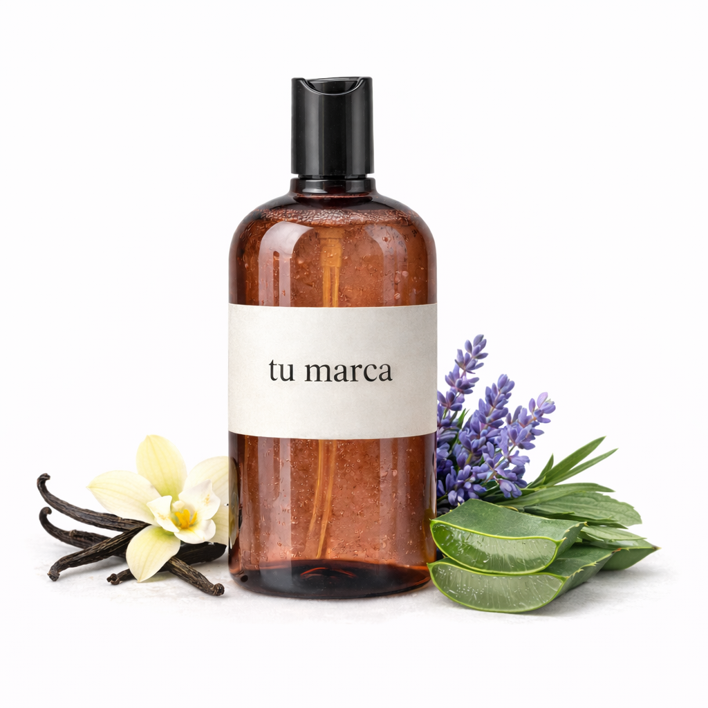 10 Body Wash Piel Normal: Lavanda y Vainilla con Aloe Vera y Caléndula
