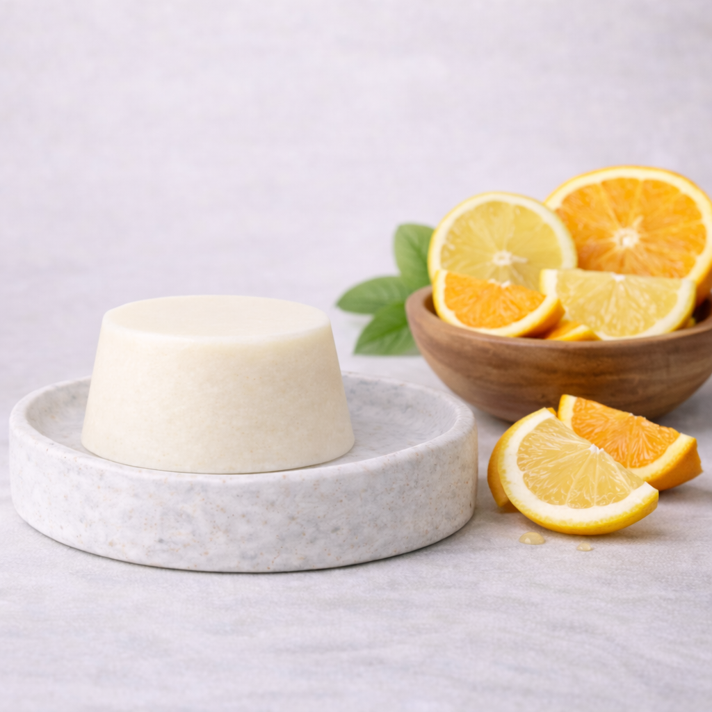 10 Crema Sólida Corporal Cítrica