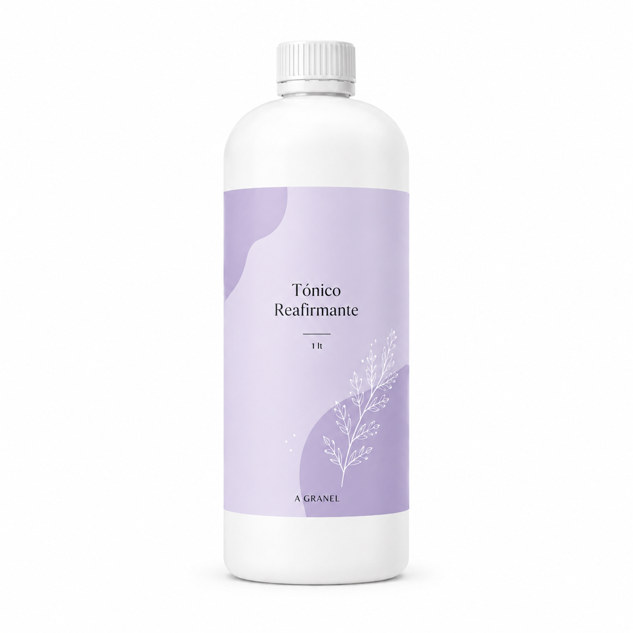 Tónico Facial Reafirmante - Centella Asiática, Algas, Hibiscus, Granada y Colágeno - 1lt a Granel