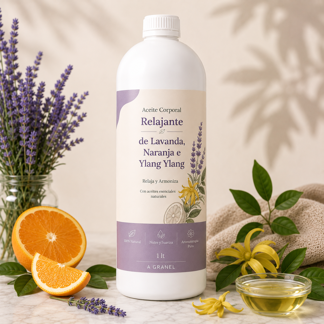 Aceite Corporal - Lavanda/ Naranja (1lt)