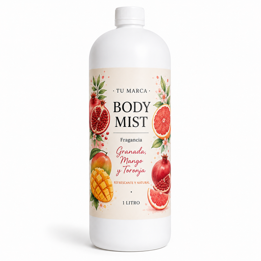 Body Mist de Granada, Mango y Toronja (1 Lt a Granel)