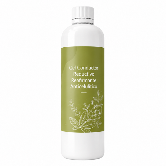 Gel Conductor Reductivo, Reafirmante y Anticelulítico - Toronja, Cafeína, Centella Asiática y Algas Marinas - a Granel