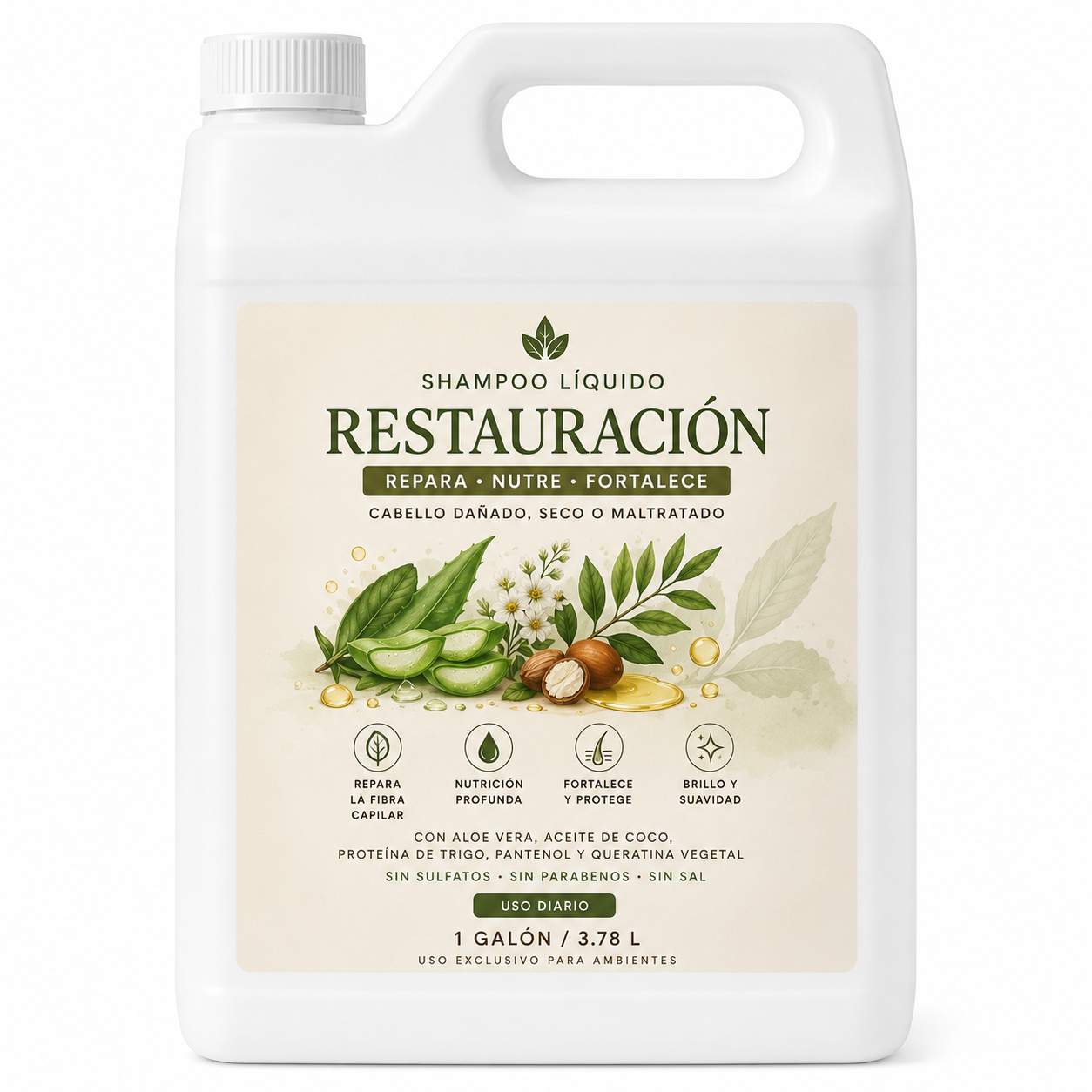 Granel Shampoo Líquido - Restauración