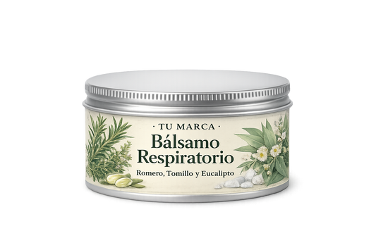 10 Bálsamos Respiratorios con Romero, Tomillo y Eucalipto - 50g