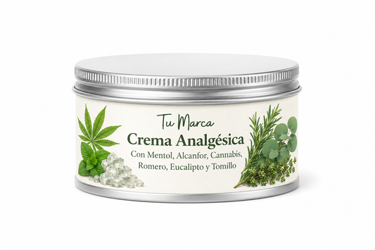 10 Cremas Analgésicas: Con Mentol, Alcanfor, Cannabis, Romero, Eucalipto y Tomillo