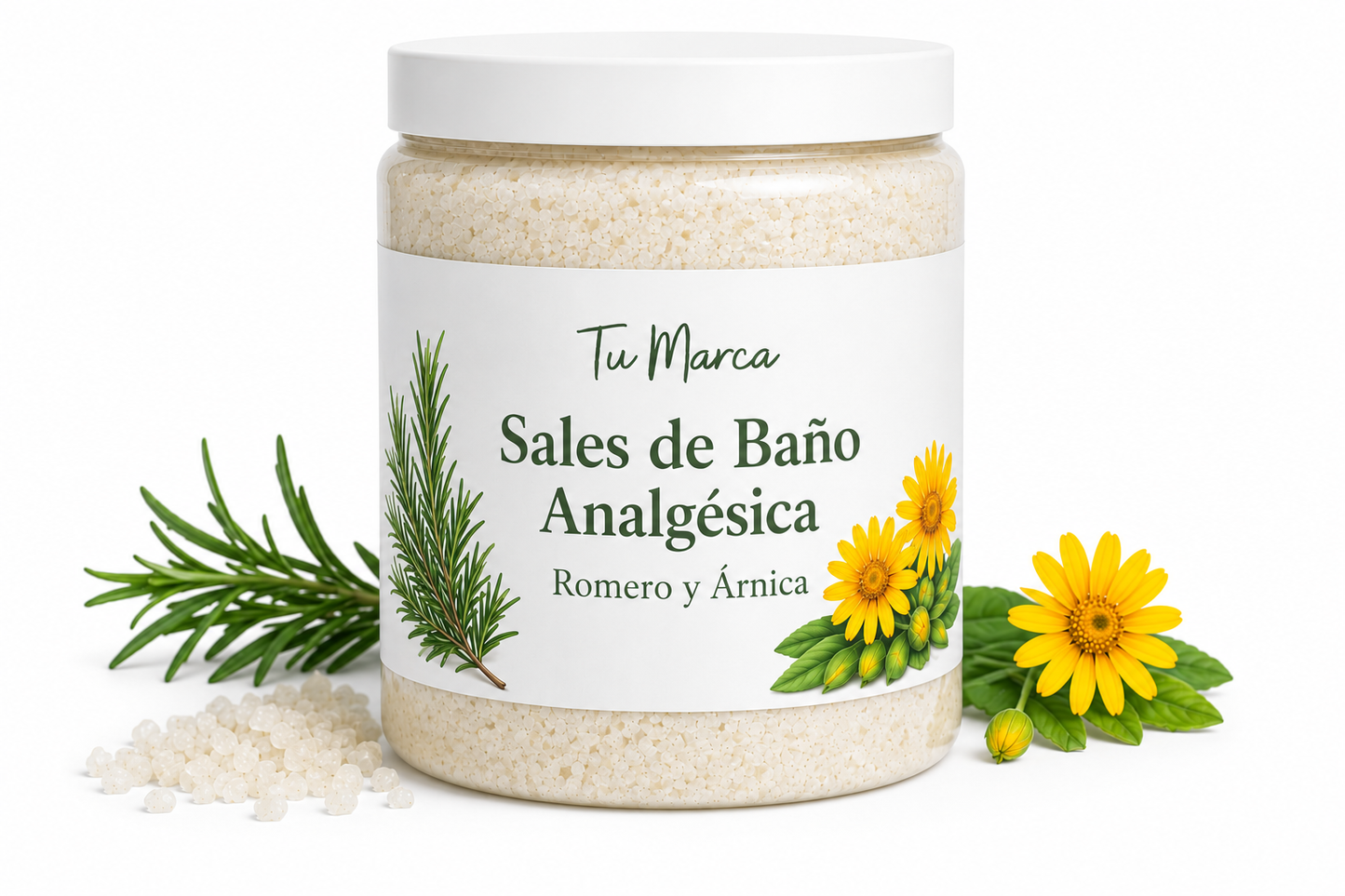Sales de Baño Analgésica: Romero y Árnica (a Granel 1kg)