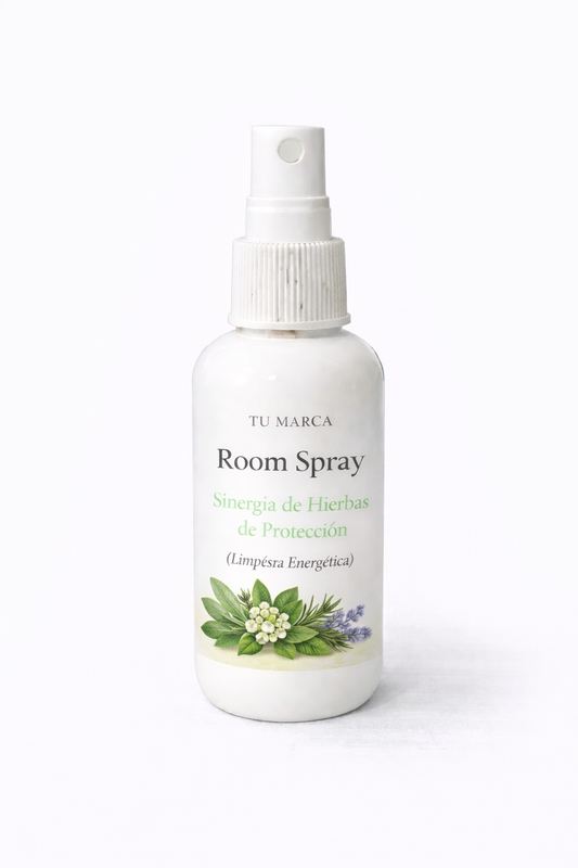 10 Room Spray de Sinergia de Hierbas de Protección (Limpieza Energética)