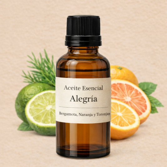 10 Aceites esenciales Alegría: Bergamota, Naranja y Toronja 20ml