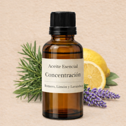10 Aceites esenciales Concentración: Romero, Limón y Lavanda 20ml
