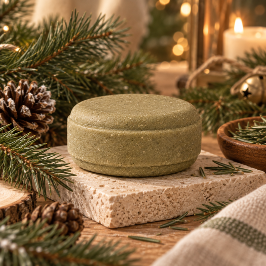 Shampoo Sólido de Pino Navideño