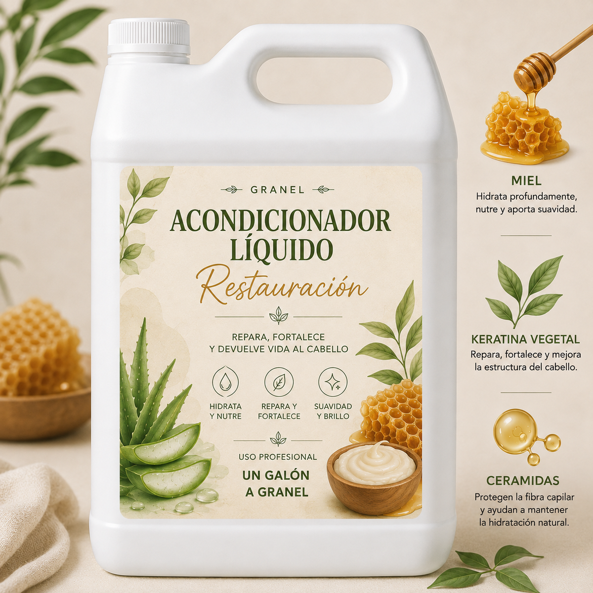 Granel Acondicionador Líquido - Restauración
