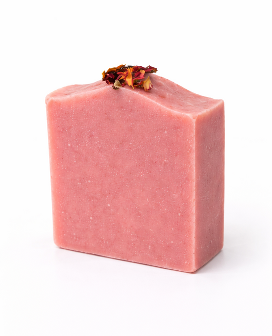 Jabón Artesanal Saponificado - Rosas y Vainilla