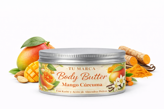 10 Body Butter de Mango y Cúrcuma