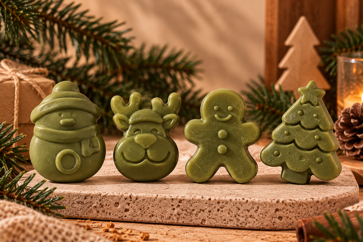 Acondicionador Sólido de Pino Navideño