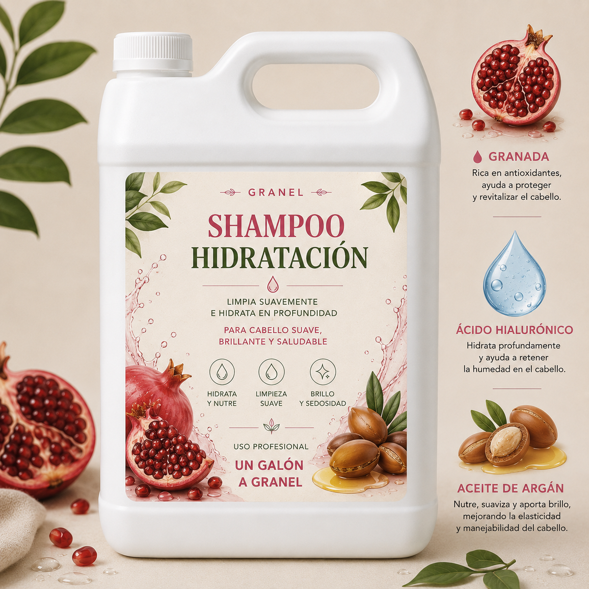Granel Shampoo Líquido - Hidratación