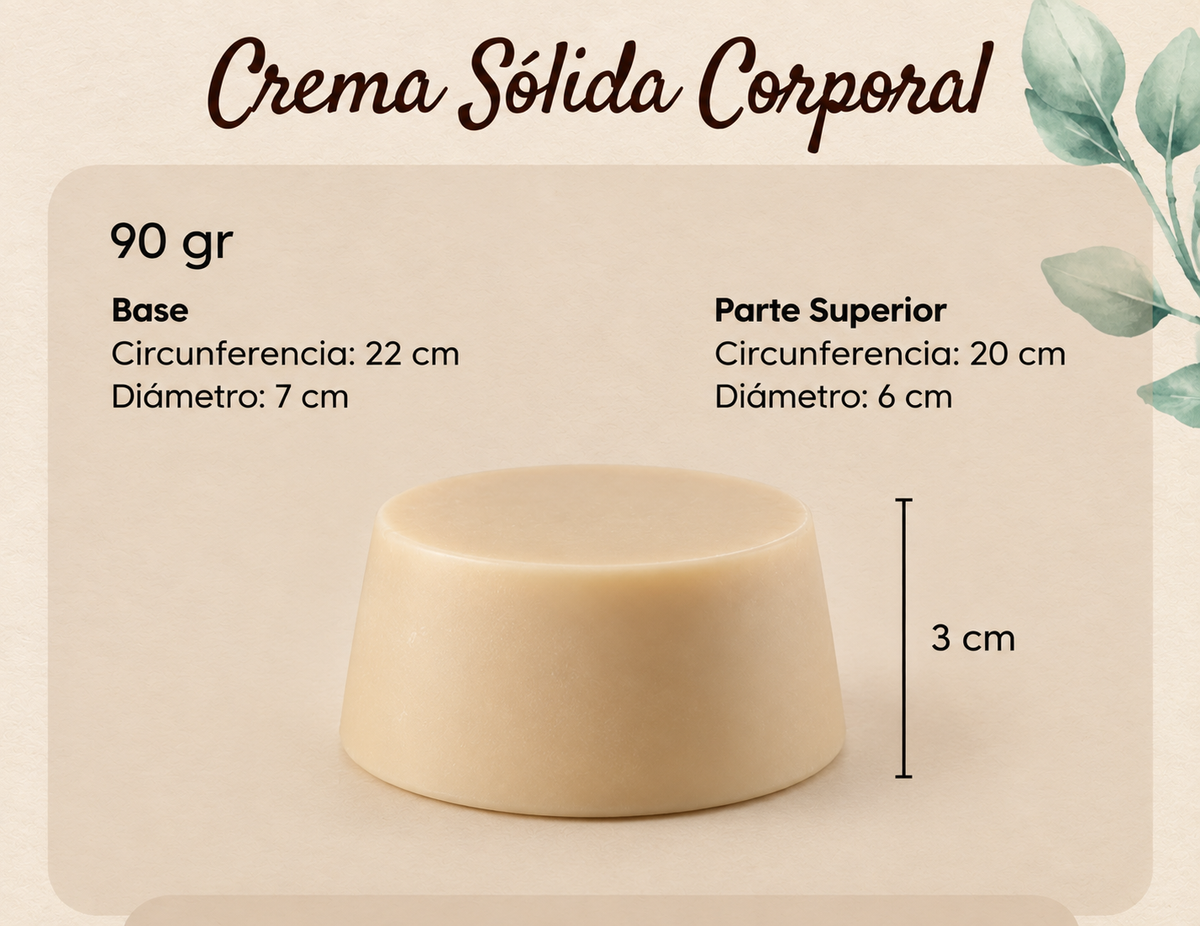 Crema Sólida Corporal Floral