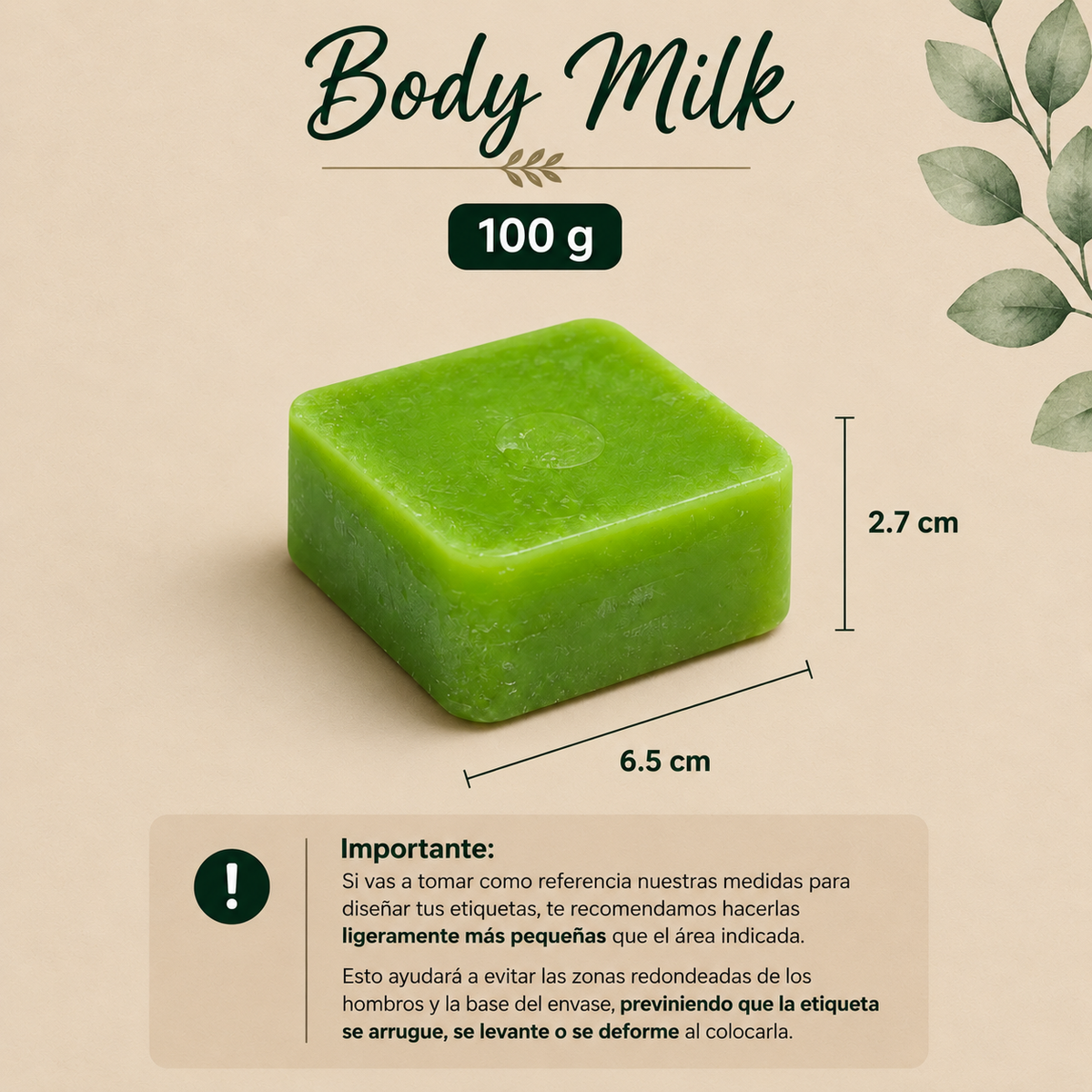 Body Milk Sólida de Chocolate