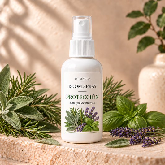 Room Spray de Sinergia de Hierbas de Protección (Limpieza Energética)