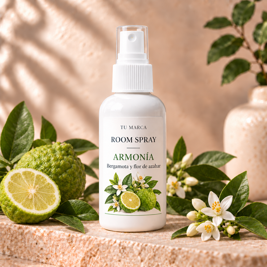 Room Spray de Bergamota y Flores de Azahar (Armonia/Alegria)