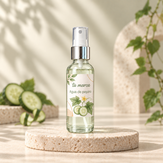 Tónico Facial de Pepino con Ácido Hialuronico y Niacinamida