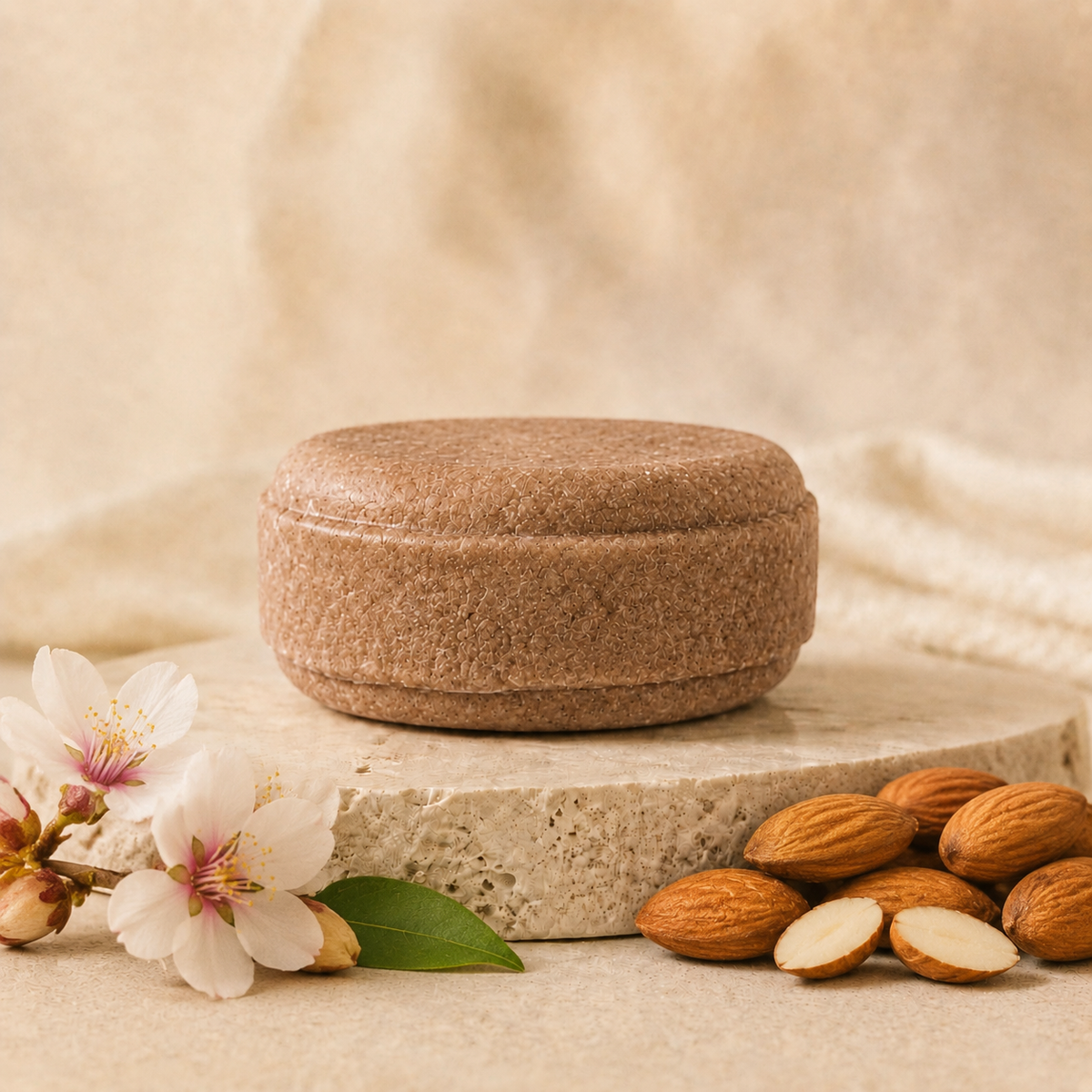 Shampoo Sólido de Almendras de 100g