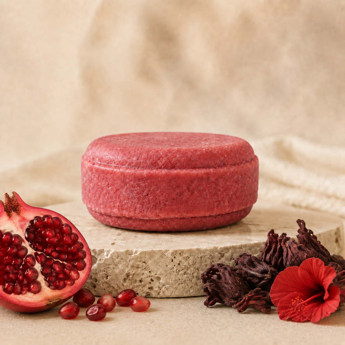 Shampoo Sólido de Jamaica y Granada de 100g